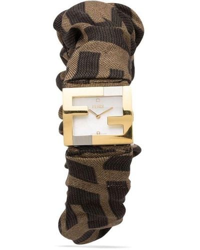 Fendi フェンディマニア バゲット 24mm 腕時計 - ホワイト