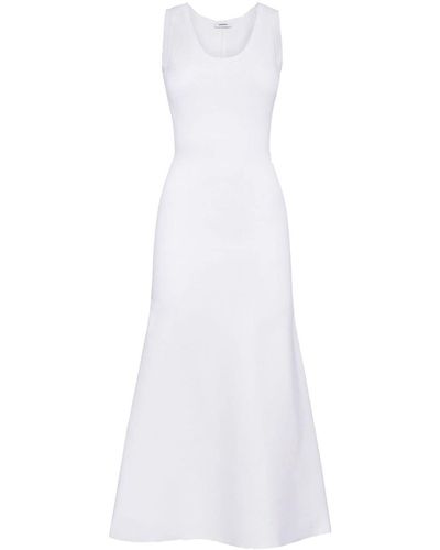 Ferragamo Slim-fit Sleeveless Dress - White