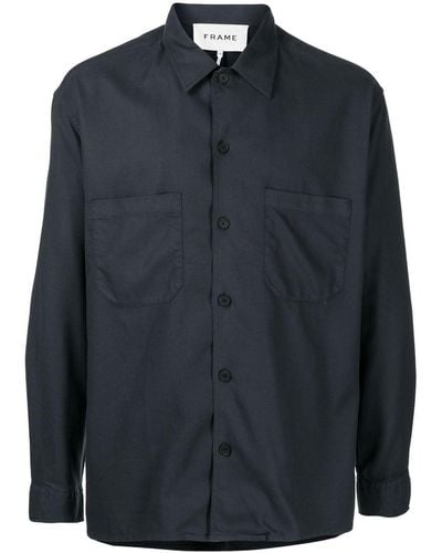 FRAME Double-pocket Shirt - Grey