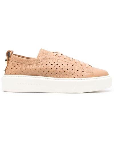 Henderson Nadia.g.2 Leather Trainers - Pink
