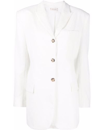 The Mannei Edynburg Blazer Jacket - White