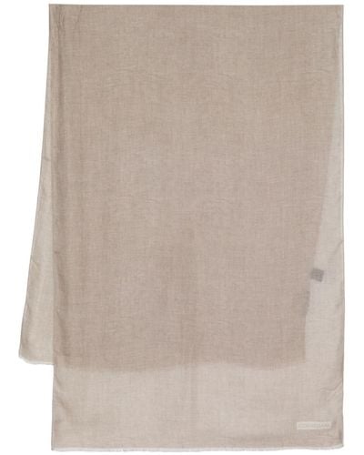 Corneliani Rechthoekige Sjaal Met Camouflageprint - Bruin