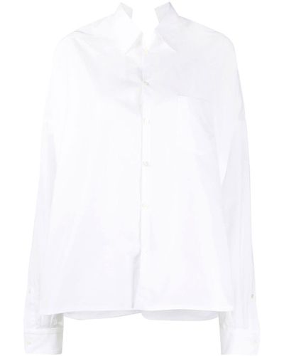 Junya Watanabe Blouse Met Borstzak - Wit