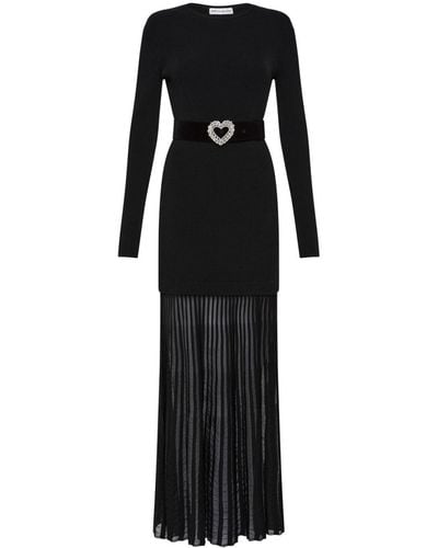 Rebecca Vallance Isa Knit Midi Dress - Black