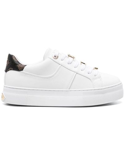 Guess USA Giella Logo-charms Trainers - White