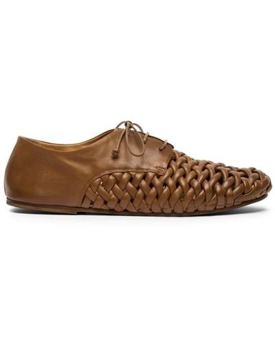 Marsèll Steccoblocco Leather Derby Shoes - Brown