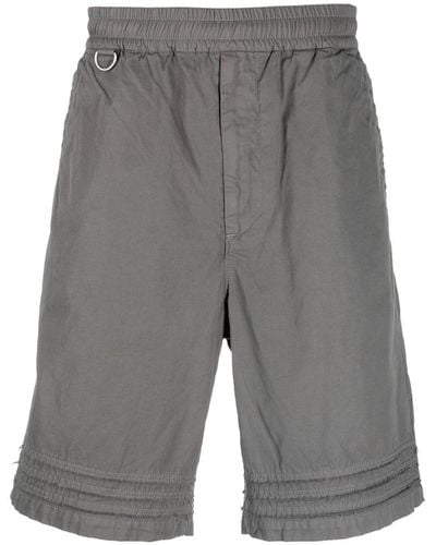 Undercover Elasticated-waist Bermuda Shorts - Gray