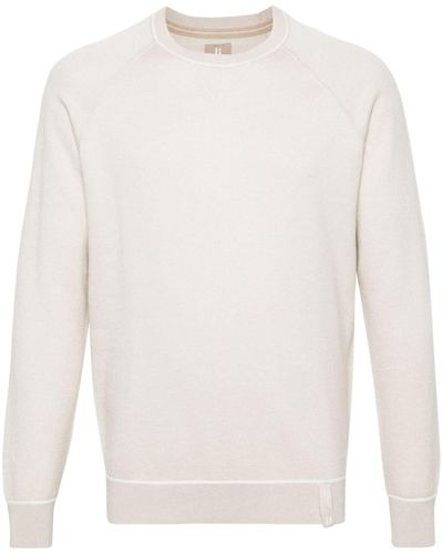 BOGGI Round-neck Sweater - White