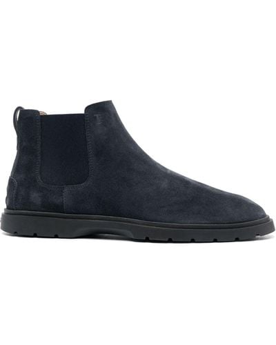 Tod's Tronchetto suede boots - Azul