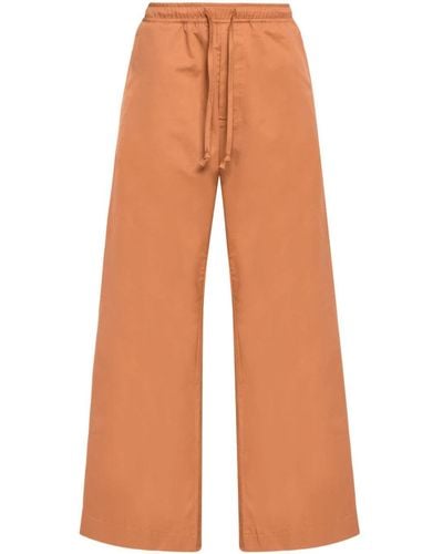 Societe Anonyme Perfect Cotton Trousers - Orange