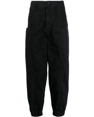 FIVE CM Straight-leg Elasticated Pants - Black