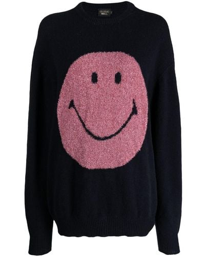 Joshua Sanders Smiley Face-motif Sweater - Black