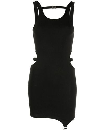 HELIOT EMIL Cut-out Asymmetric Dress - Black