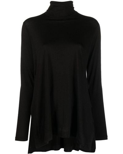 Transit Roll-neck Fine-knit Jumper - Black