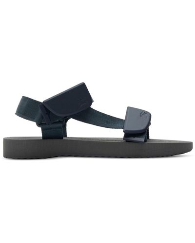 Burberry Trek Sandalen Met Klittenband - Blauw