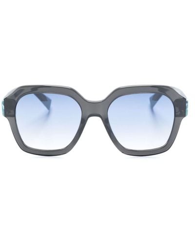 Missoni Oversized-Sonnenbrille mit Farbverlauf - Blau