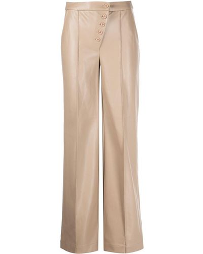 Jonathan Simkhai Four-pocket Buttoned Straight Trousers - Natural