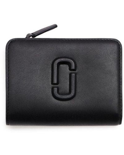 Marc Jacobs The Mini Compact Wallet Accessories - Black