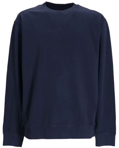 BOSS Sweater Met Geborduurd Logo - Blauw