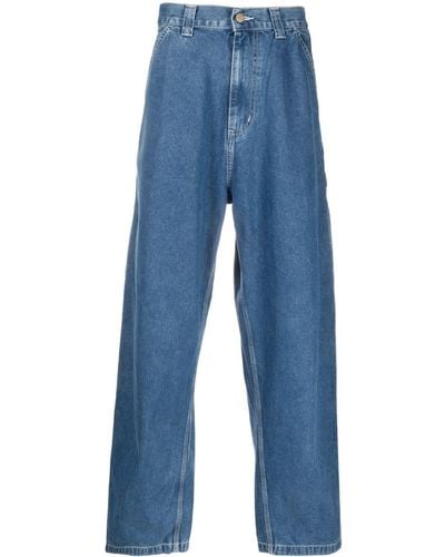 Carhartt Lockere High-Waist-Jeans - Blau