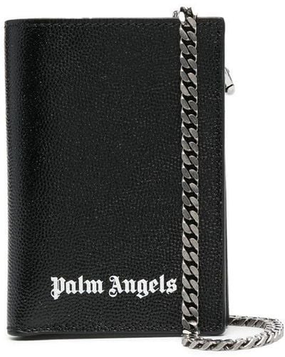 Palm Angels Chain-detail Card Holder - Black