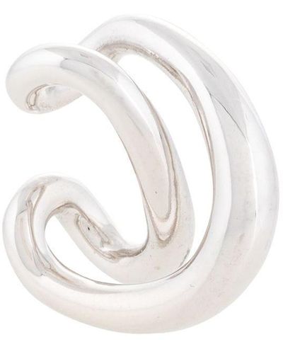 Charlotte Chesnais Initial Ear Cuff - Metallic