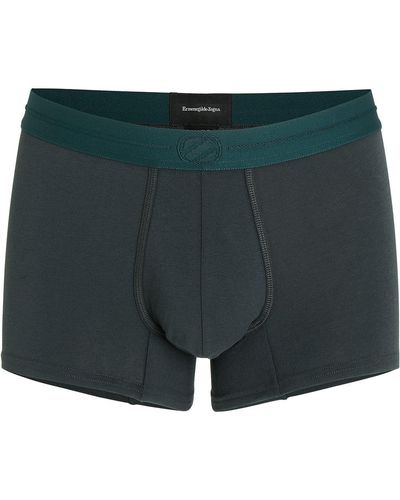 Zegna Stretch-cotton Boxers - Green