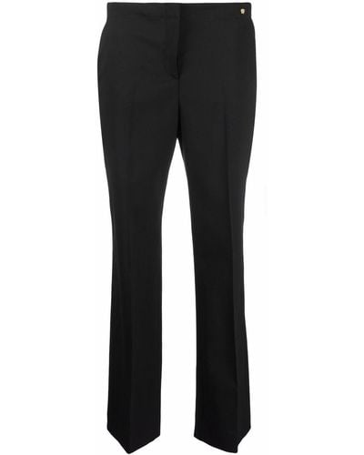 Versace Tailored Cropped Pants - Black