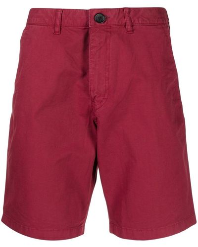 PS by Paul Smith Cotton Bermuda Shorts - Red
