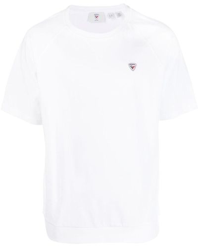 Rossignol Logo-patch Cotton T-shirt - White