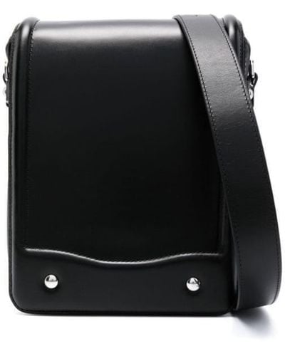 Lemaire Ransel Leather Crossbody Bag - Black