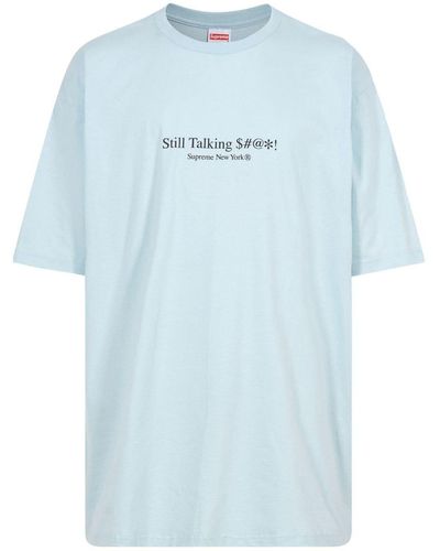 Supreme T-shirt Still Talking - Blu
