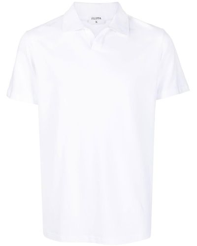 Filippa K ショートスリーブ ポロシャツ - ホワイト
