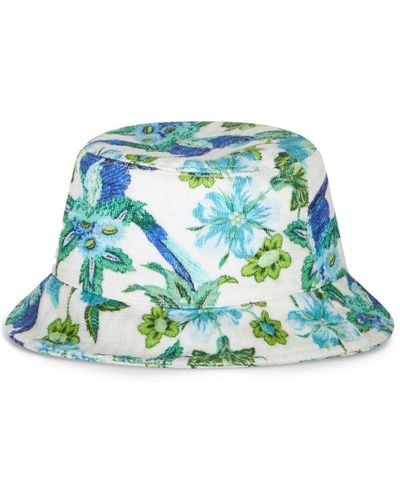Etro Tropical-print Bucket Hat - Green