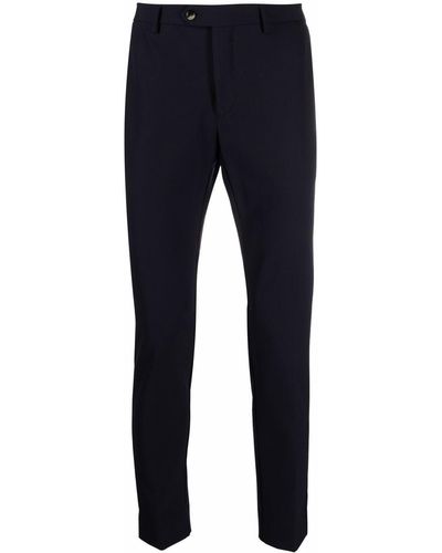 Dell'Oglio Mid-rise Tailored Pants - Blue