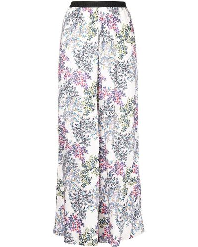 Antonio Marras Floral Wide-leg Trousers - White