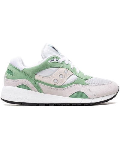 Saucony Shadow 6000 Panelled Trainers - Green