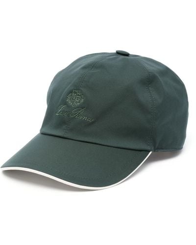 Loro Piana Logo-embroidered Baseball Cap - Green