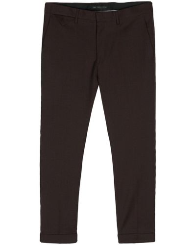 Low Brand Cooper Slim-fit Cropped Trousers - Blue