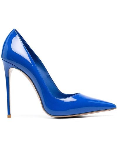Le Silla Eva Patent-leather Court Shoes - Blue