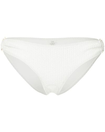 Duskii Cyprus Bikini Bottoms - White
