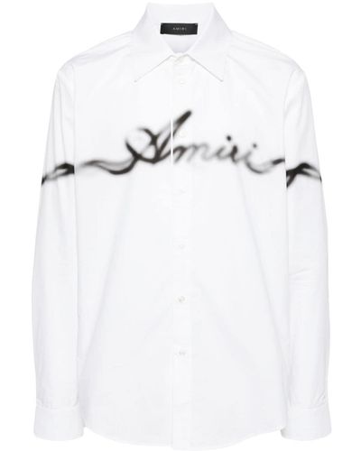 Amiri Smoke Shirt - White