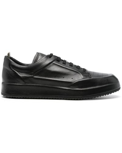 Officine Creative Ace 016 Leather Trainers - Black