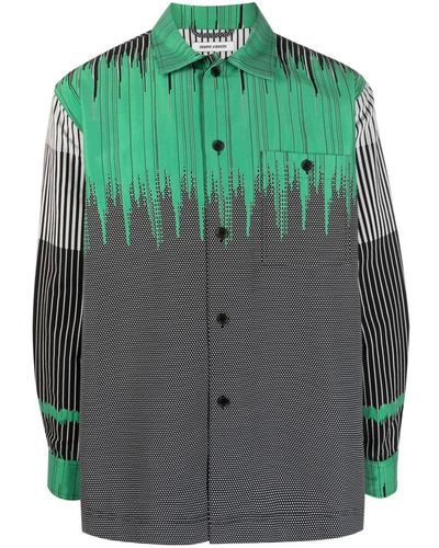 Henrik Vibskov The New Crunch Long-sleeve Shirt - Green