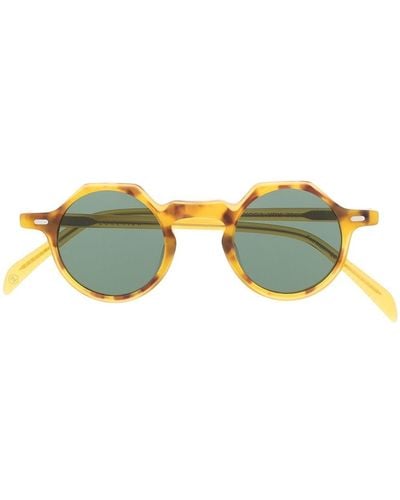Lesca Gafas de sol Yoga con montura redonda - Amarillo