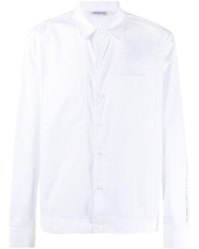Neil Barrett Chemise à poche plaquée - Blanc