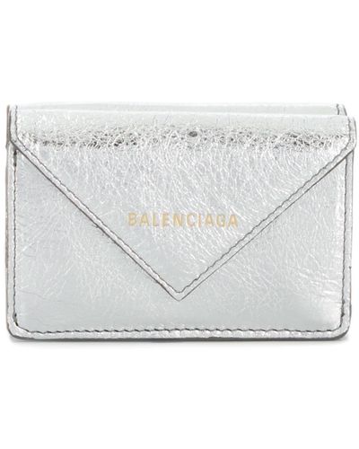 Balenciaga Mini 'Papier' Portemonnaie - Mettallic