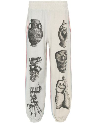 UNTITLED ARTWORKS Pantalon de jogging Sweats Reversed - Blanc