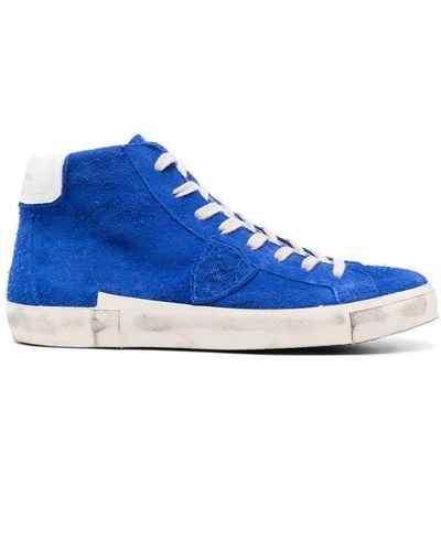 Philippe Model PRSX High-Top-Sneakers - Blau