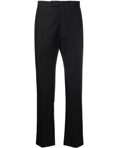 Raf Simons Zip-detail Tailored Trousers - Black